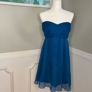 Strapless above the knee dress